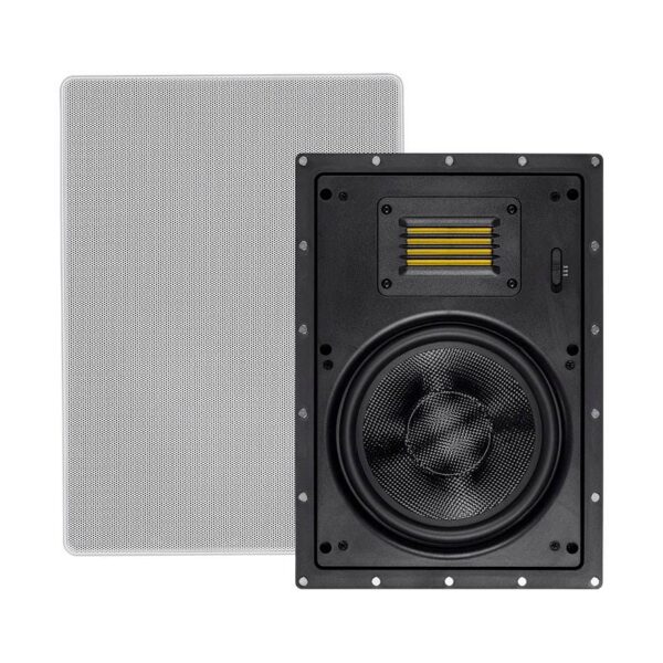 Monoprice - Amber 6.5-inch 2-way Carbon Fiber with Ribbon Tweeter (pair) - In-Wall Speaker 24433