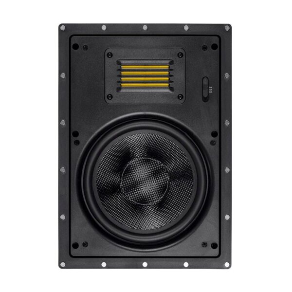 Alternative view of Monoprice - Amber 6.5-inch 2-way Carbon Fiber with Ribbon Tweeter (pair) - In-Wall Speaker 24433