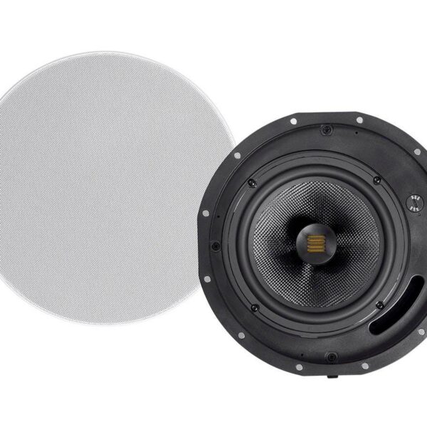 Alternative view of Monoprice - Amber 8-inch 2-way Carbon Fiber with Ribbon Tweeter (pair) - Ceiling Speaker 24435