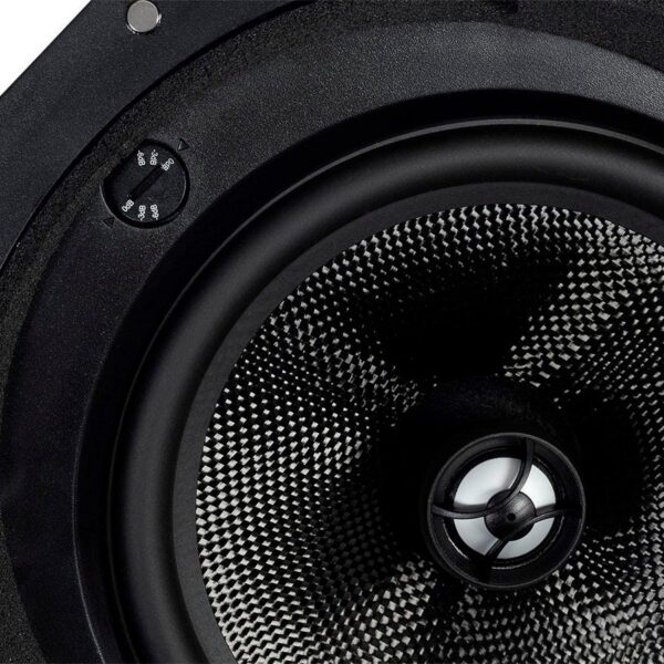 Alternative view of Monoprice - Alpha 8in Carbon Fiber 3-Way (pair) - In-Wall Speaker 34200