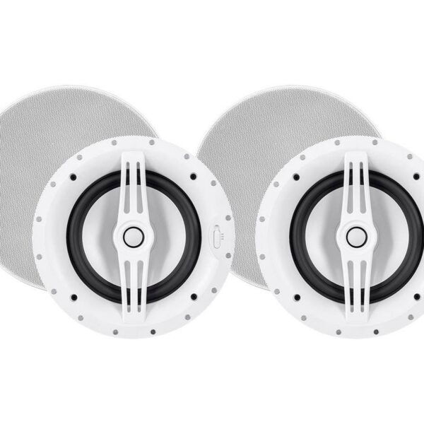 Alternative view of Monoprice Sycamore Ceiling Speakers 8in 2-way Aluminum with Micro Ceramic Composite Tweeter