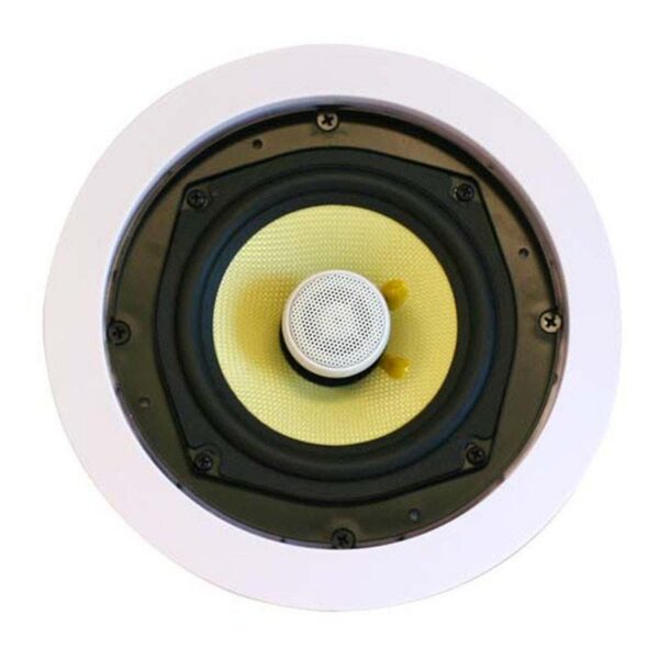 Monoprice - Caliber 8 inch Fiber-2-way (Pair), 160WATTS Peak - Ceiling Speaker 4104