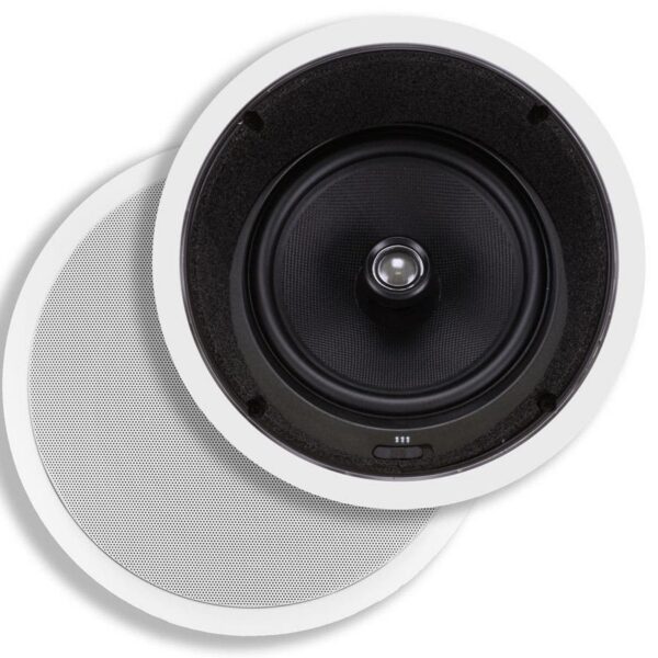 Monoprice - Caliber 8in Fiber 2-Way with 15° Angled Drivers (pair) - Ceiling Speaker 4929