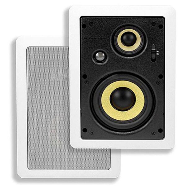 Alternative view of Monoprice - Caliber 6.5-Inch Fiber 3-Way (pair) - In-Wall Speaker 7607