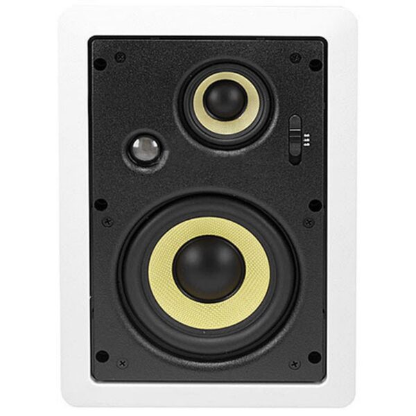 Monoprice - Caliber 6.5-Inch Fiber 3-Way (pair) - In-Wall Speaker 7607